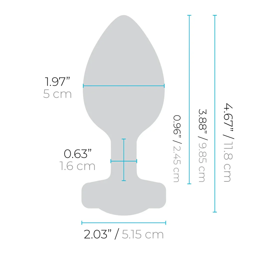 B-Vibe Vibrating Jewel Plug XXL - Image 5