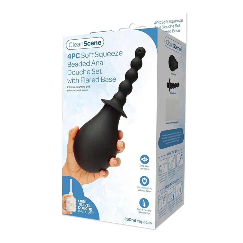 CleanScene 4 Piece Beaded Bulb Douche Set - Image 4