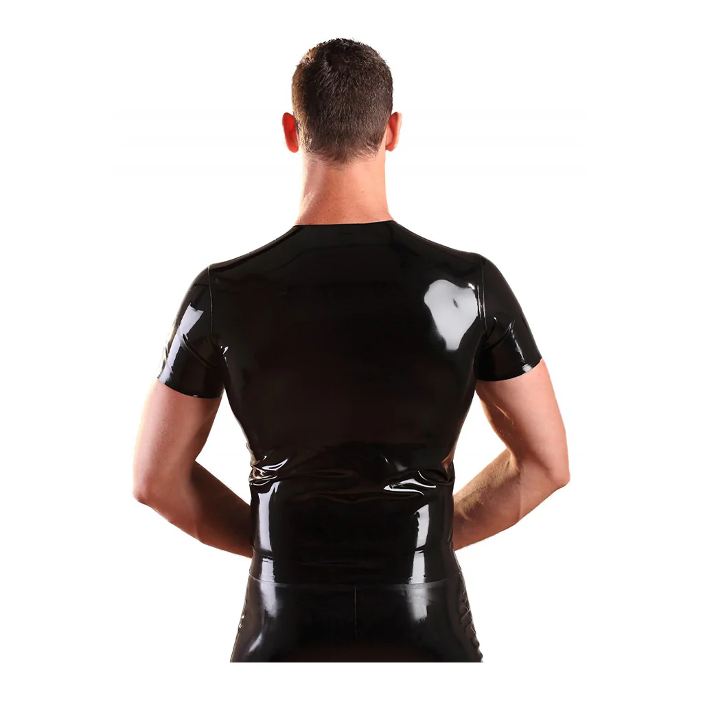 Honour Latex Front Zip T-Shirt - Image 3