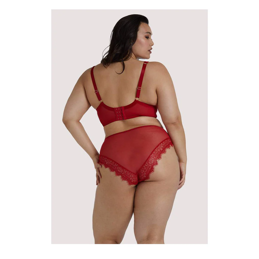 Playful Promises Melina Red High Waist Brief - Image 3