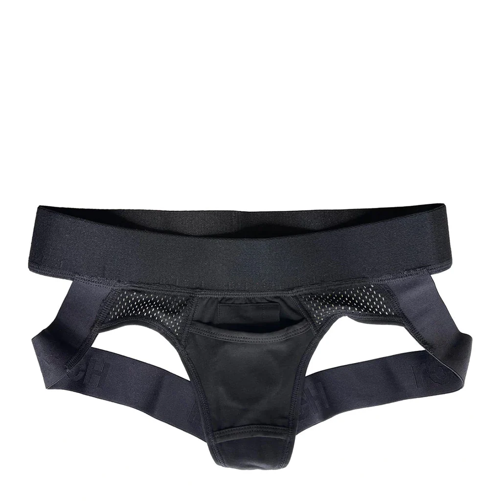 RodeoH Black & Red Jock Harness - Image 3