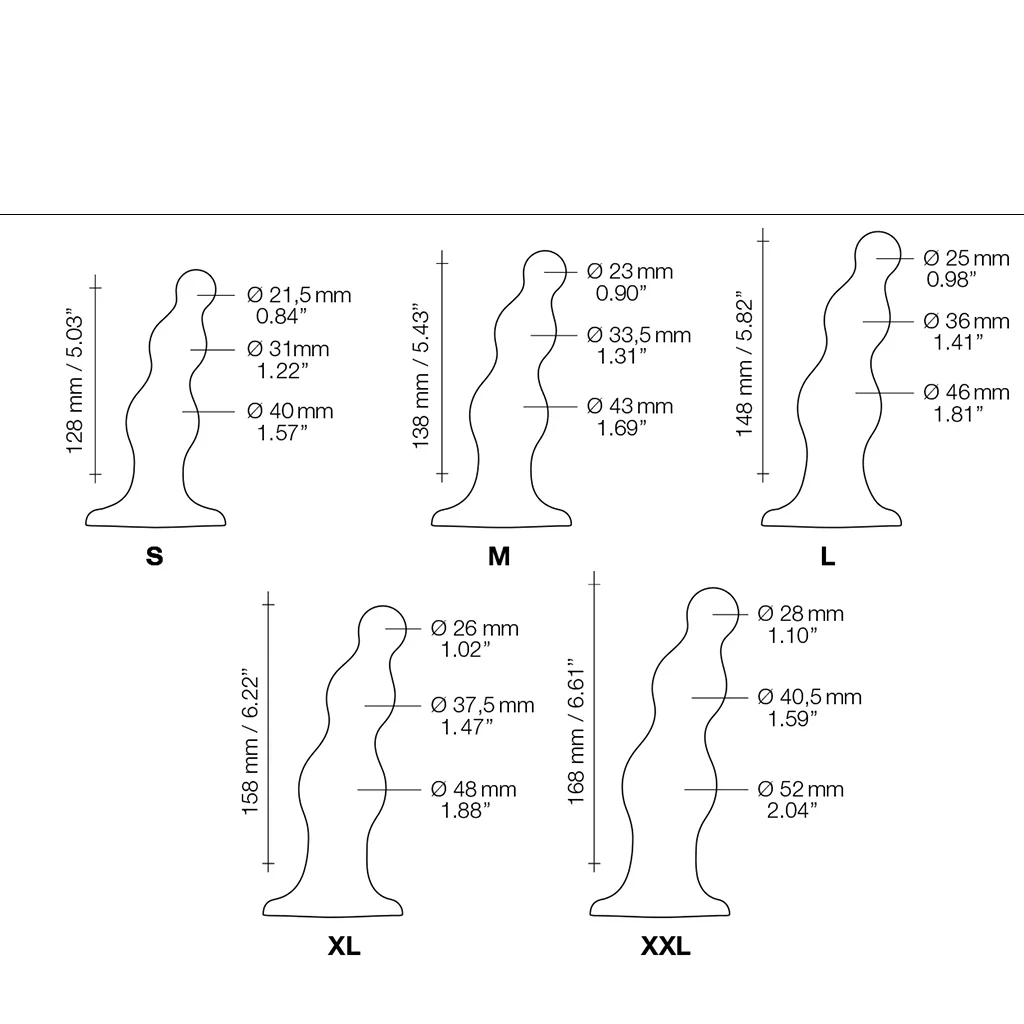 Strap-On-Me Beaded Dildo Plug Black - Image 3