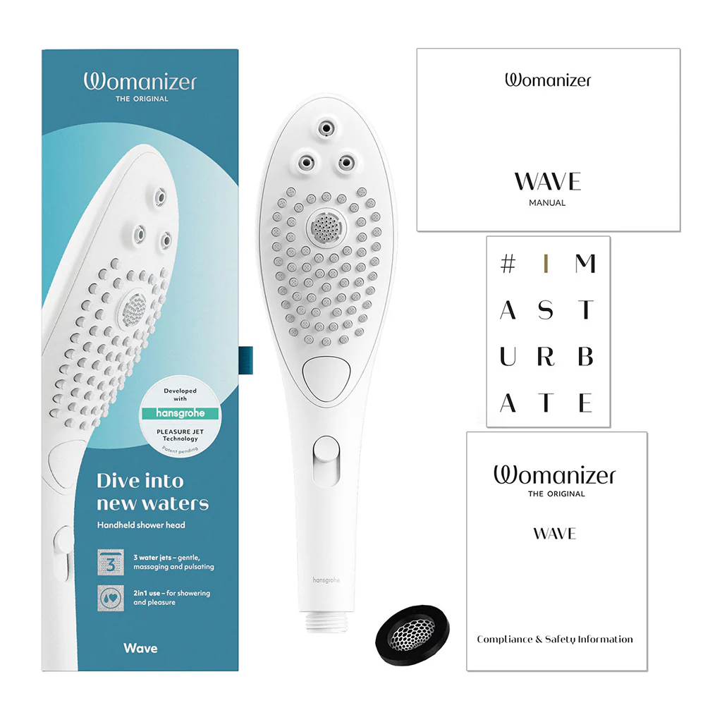 Womanizer Wave Shower Head & Water Massage Clitoral Stimulator - Image 6